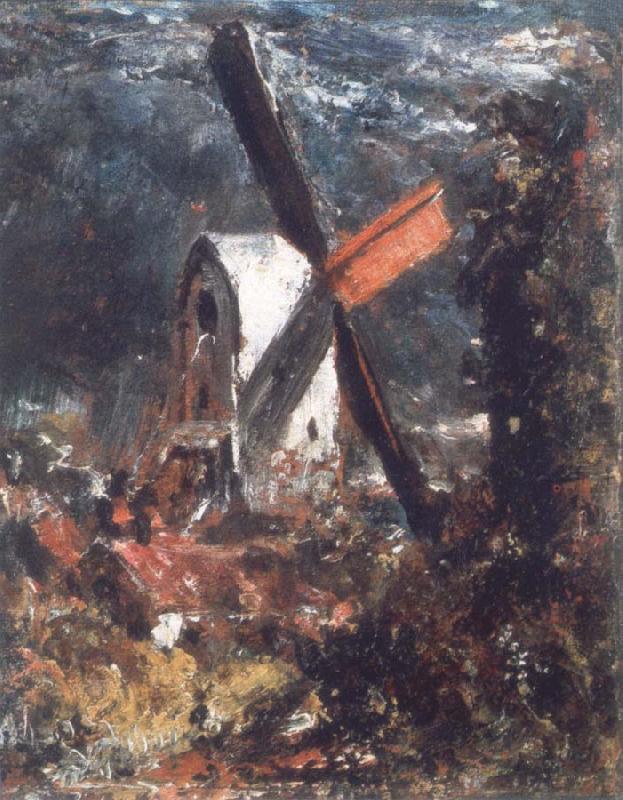 John Constable A windmill near Brighton china oil painting image